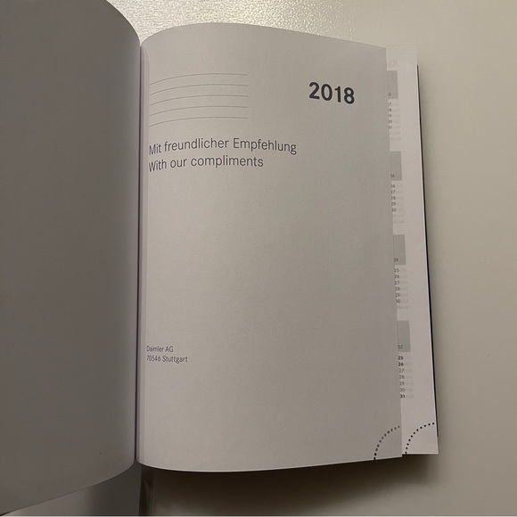 🆕 Mercedes-Benz notebook calendar black - Picture 4 of 5